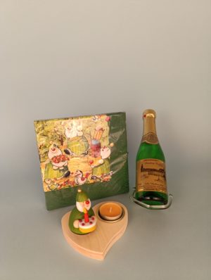 Herz-Arrangement Picus mit Festtagstorte